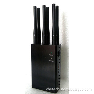 6 Bands Handheld Signal Jammer Vbe-3h
